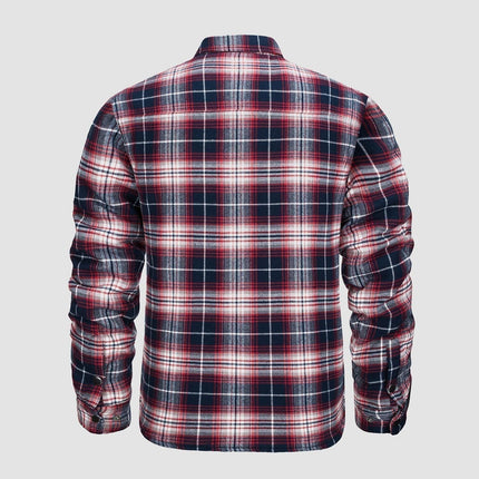 Men's Casual Flannel Shirt Thick Fabric Timeless Style