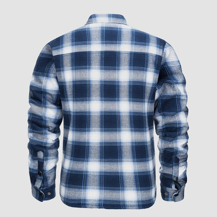 Men's Casual Flannel Shirt Thick Fabric Timeless Style