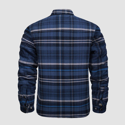 Men's Casual Flannel Shirt Thick Fabric Timeless Style