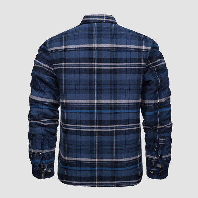 Men's Casual Flannel Shirt Thick Fabric Timeless Style