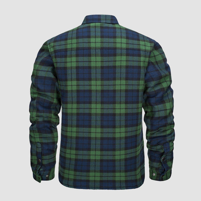 Men's Casual Flannel Shirt Thick Fabric Timeless Style