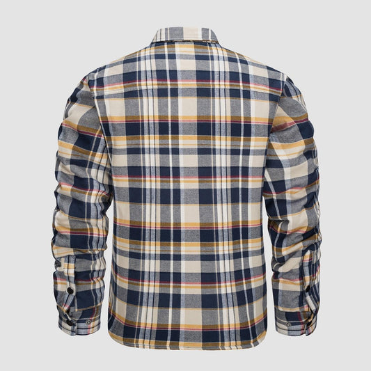 Men's Casual Flannel Shirt Thick Fabric Timeless Style