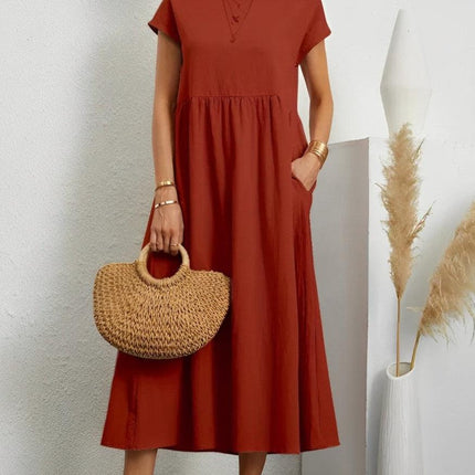 Women's Summer Dress Cotton Breathable Comfortable Fit
