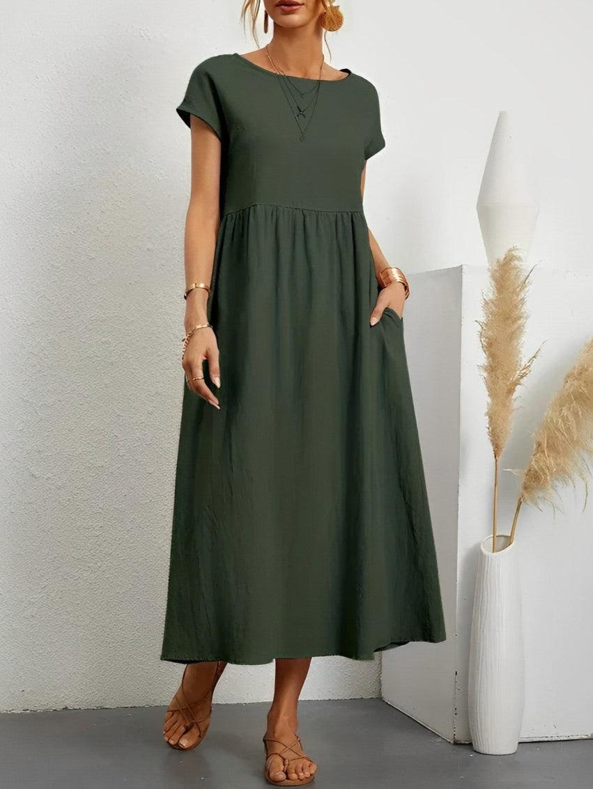 Women's Summer Dress Cotton Breathable Comfortable Fit