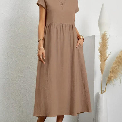 Women's Summer Dress Cotton Breathable Comfortable Fit