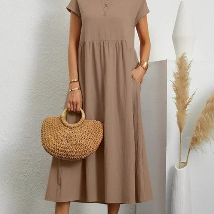 Women's Summer Dress Cotton Breathable Comfortable Fit