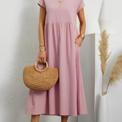 Women's Summer Dress Cotton Breathable Comfortable Fit