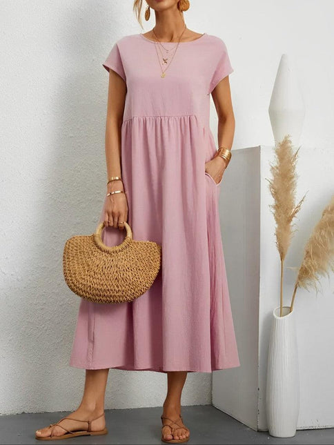 Women's Summer Dress Cotton Breathable Comfortable Fit