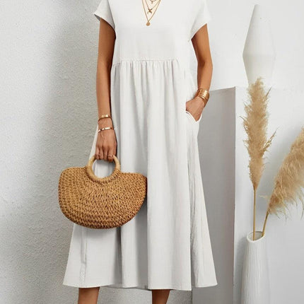Women's Summer Dress Cotton Breathable Comfortable Fit