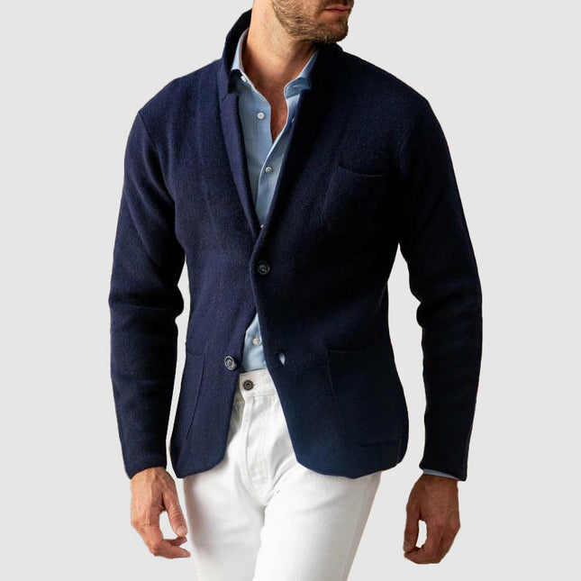 Men's Vintage Cardigan Standard Collar