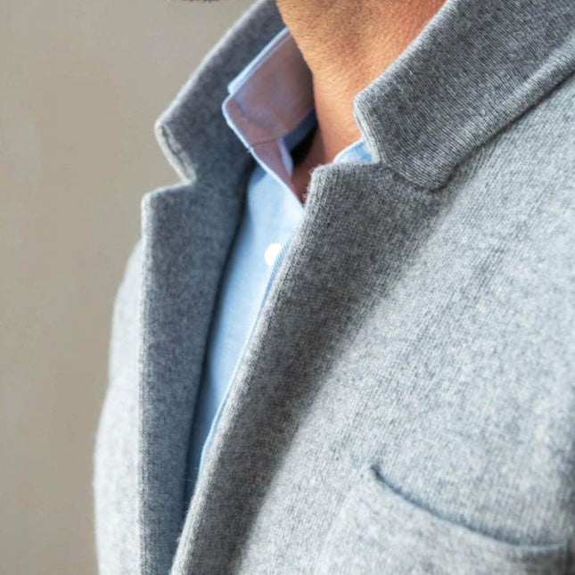 Men's Vintage Cardigan Standard Collar