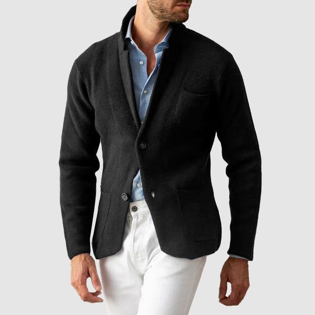 Men's Vintage Cardigan Standard Collar
