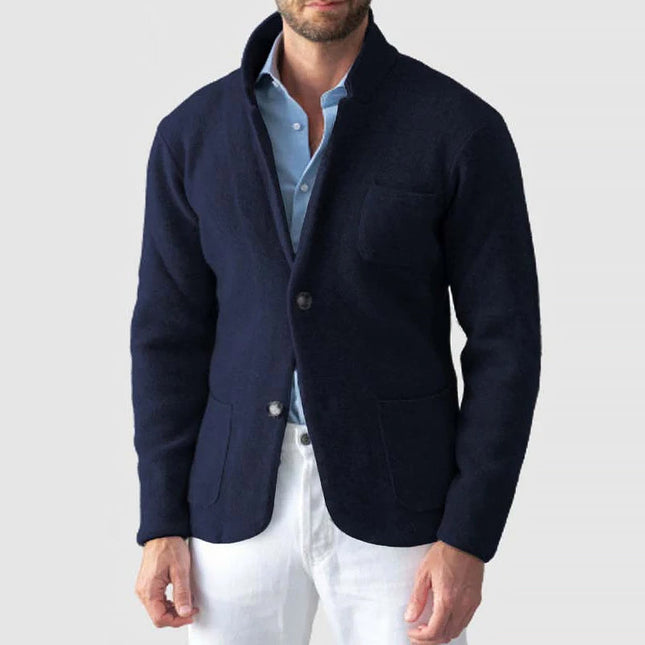 Men's Vintage Cardigan Standard Collar