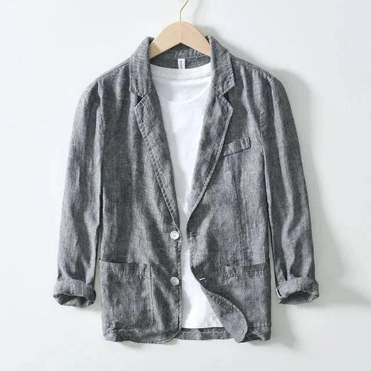 Men's Blazer Two-Button Sleek Style