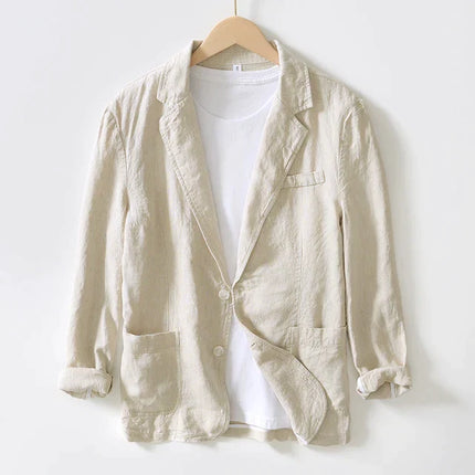 Men's Two-Button Blazer Sleek Style