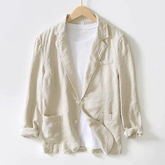 Men's Blazer Two-Button Sleek Style