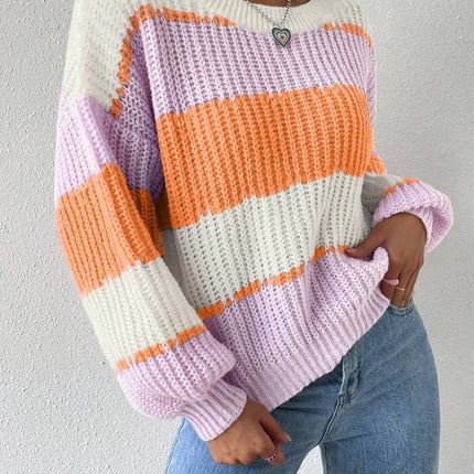 Women's Chunky Knit Oversized Pullover Sweater