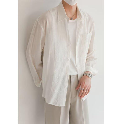 Men’s Lightweight Cotton Long Sleeve Shirt