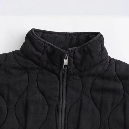 Women's Quilted Jacket Stylish Outerwear