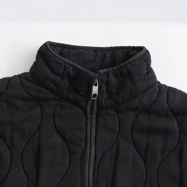 Women's Quilted Jacket Stylish Outerwear