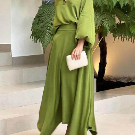 Women's Midi Dress - Breathable Elegant Style