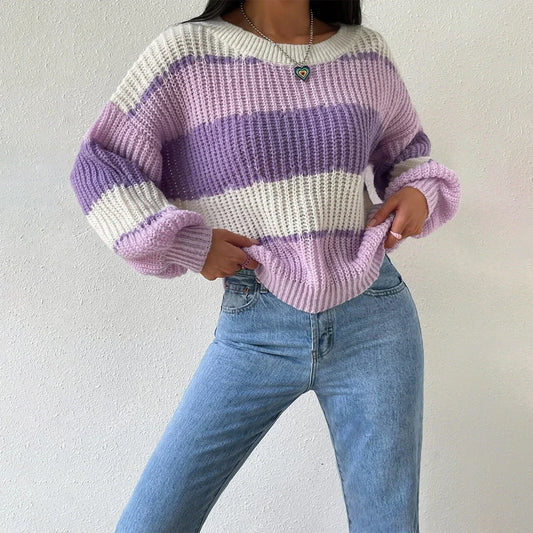 Women's Chunky Knit Oversized Pullover Sweater