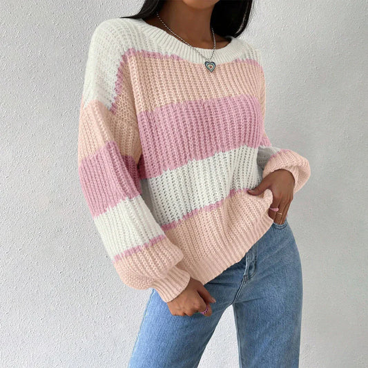 Women's Chunky Knit Oversized Pullover Sweater
