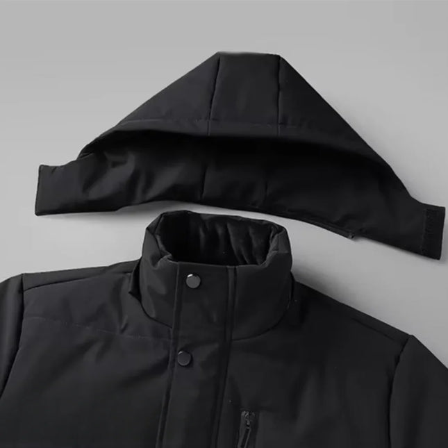 Men's Waterproof Fleece-Lined Winter Jacket