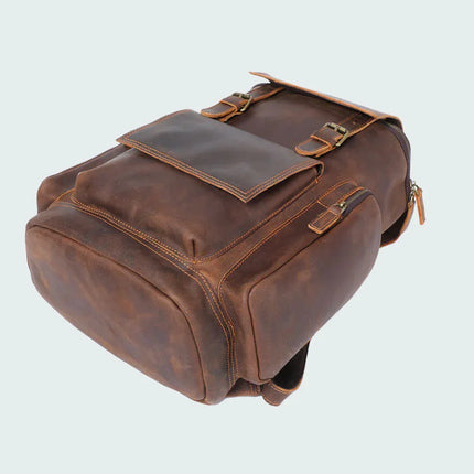 Men's Vintage Leather Backpack