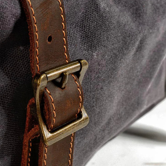 Men's Leather Duffle Bag Sophisticated Design