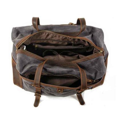 Men's Leather Duffle Bag Sophisticated Design