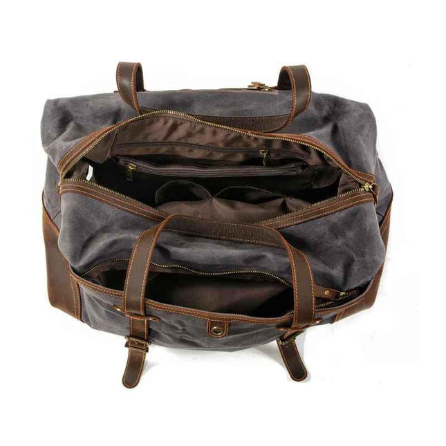 Men's Leather Duffle Bag Sophisticated Design