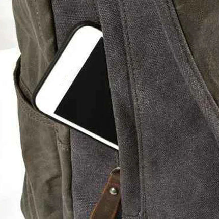 Men's Waterproof Canvas Backpack