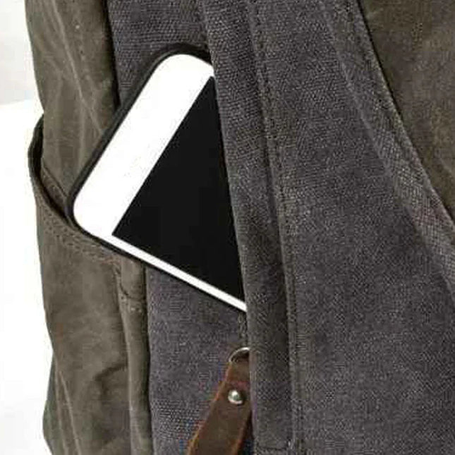 Men's Waterproof Canvas Backpack