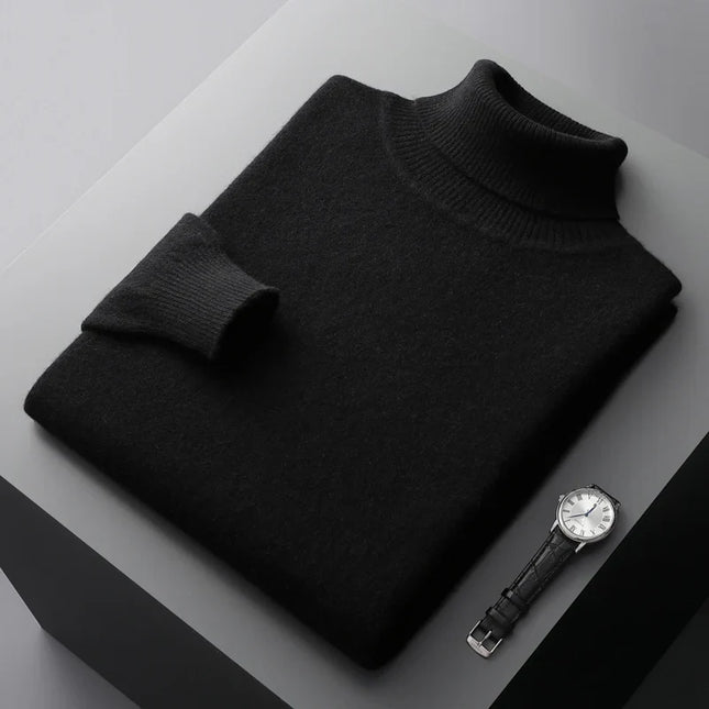 Men's Turtleneck Sweater Wool