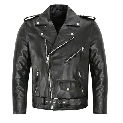 Men's Punk Rock Leather Jacket