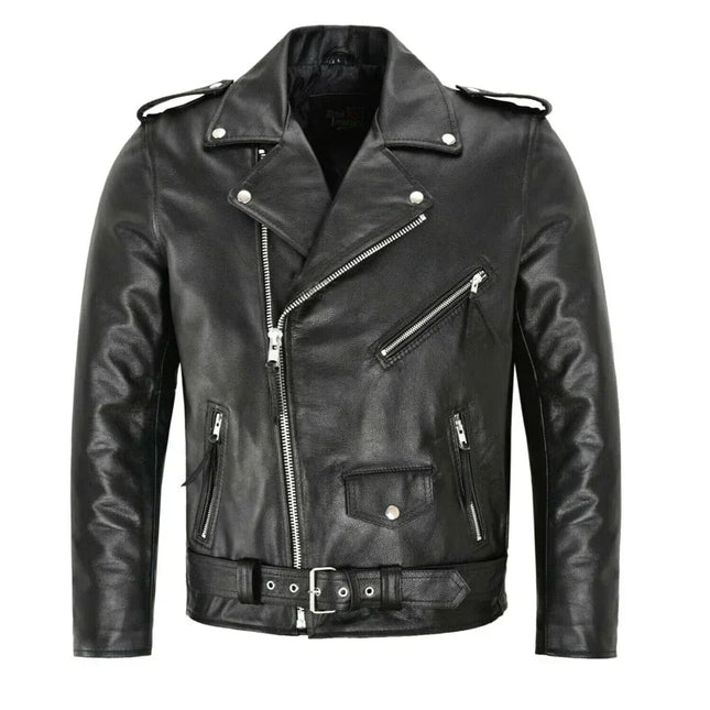 Men's Punk Rock Leather Jacket