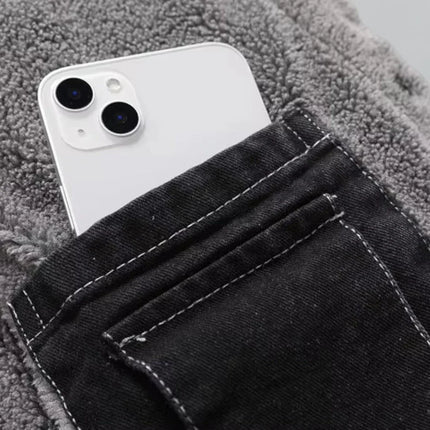 Men's Denim Jacket Fleece-Lined