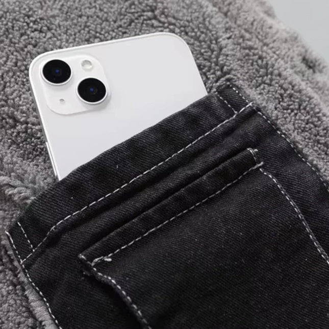 Men's Denim Jacket Fleece-Lined