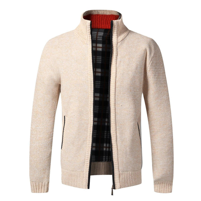 Kentmere Fleece Zip Cardigan | Smart-Casual Knitted Jacket for Autumn & Winter Warmth - northernnomad