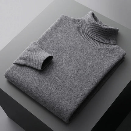 Men's Turtleneck Sweater Wool