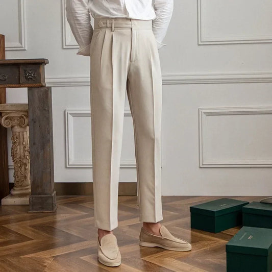 Men's Tailored Trousers Italian Fabric