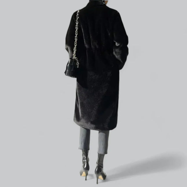 Women's Faux Fur Long Coat Luxury