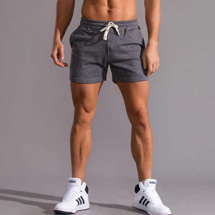 Men’s Casual Shorts Cotton - Elastic Waistband - Breathable - Adjustable Fit - Side Pockets