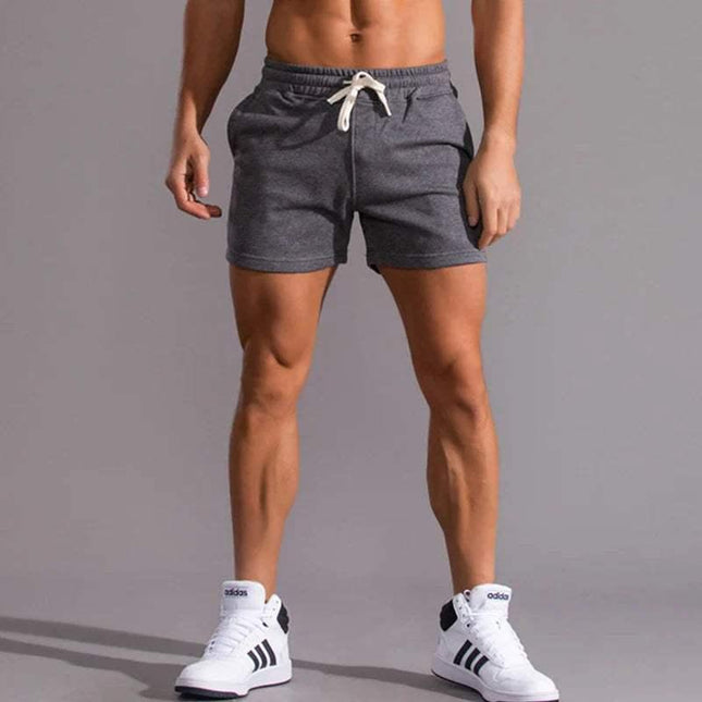 Men’s Casual Shorts Cotton - Elastic Waistband - Breathable - Adjustable Fit - Side Pockets