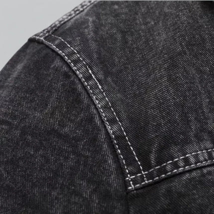 Men's Denim Jacket Fleece-Lined
