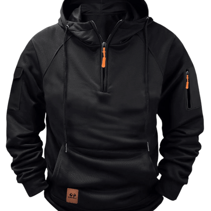 Aerlux Fleece Utility Hoodie | Multi-Pocket Loose Fit Hooded Pullover for Men & Women - northernnomad