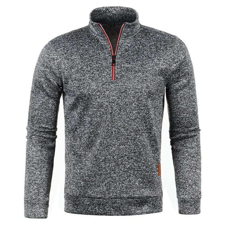 Frostline Men's Half-Zip Pullover | Warm Turtleneck Streetwear Sweatshirt