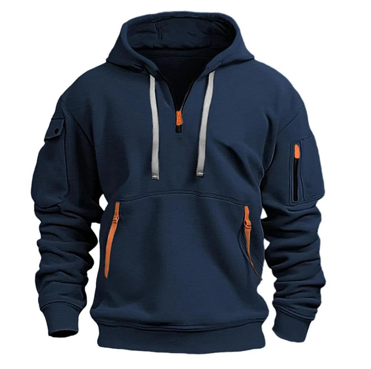 Drexla Drop-Shoulder Hoodie | Unisex Plus Size Knit Pullover for Autumn & Winter