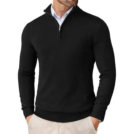 VeloForm | Men's Quarter-Zip Lightweight Pullover Sweater for Outdoor Streetwear - northernnomad